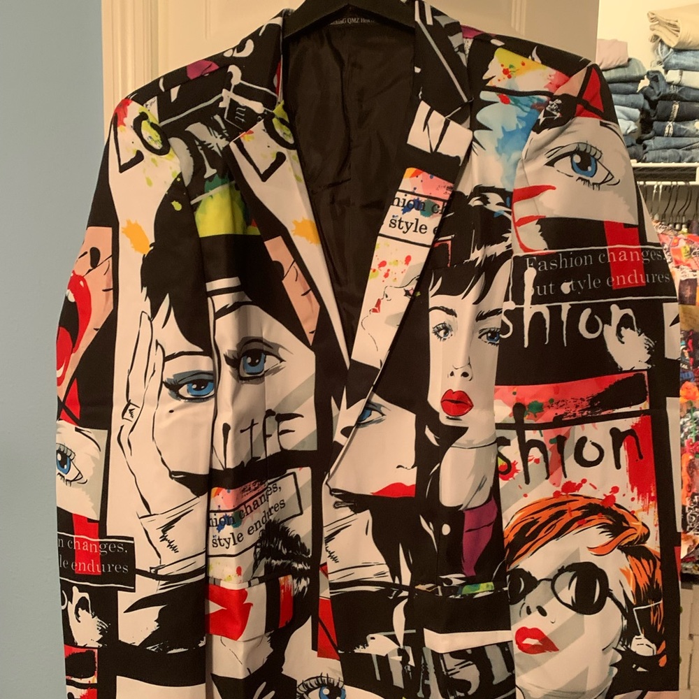 Giueseppe The “Artiste” slim fit blazer suit jacket. Large new